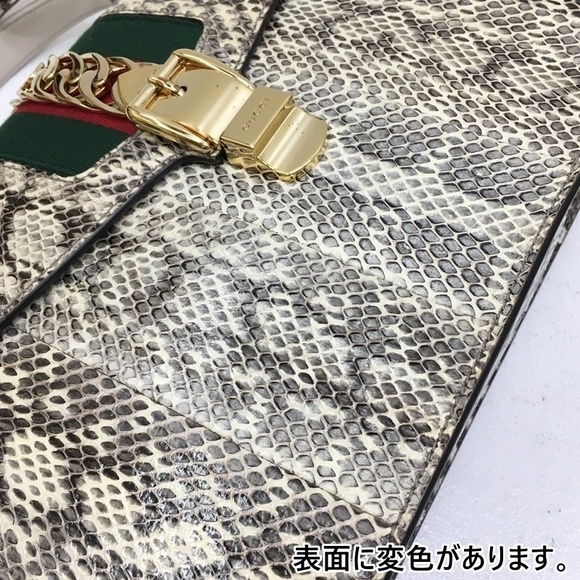 Gucci Python 2WAY Handbag Black - Picture 8 of 14